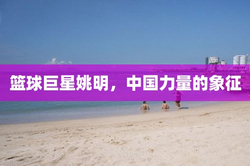 籃球巨星姚明，中國力量的象征