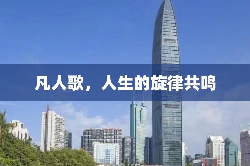 凡人歌，人生的旋律共鳴