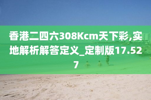 香港二四六308Kcm天下彩,實(shí)地解析解答定義_定制版17.527