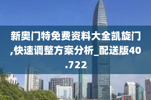 新奧門特免費(fèi)資料大全凱旋門,快速調(diào)整方案分析_配送版40.722