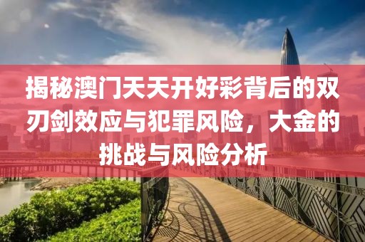 揭秘澳門天天開好彩背后的雙刃劍效應(yīng)與犯罪風(fēng)險(xiǎn)，大金的挑戰(zhàn)與風(fēng)險(xiǎn)分析
