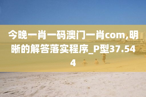 今晚一肖一碼澳門一肖com,明晰的解答落實程序_P型37.544