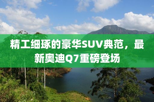 精工細(xì)琢的豪華SUV典范，最新奧迪Q7重磅登場