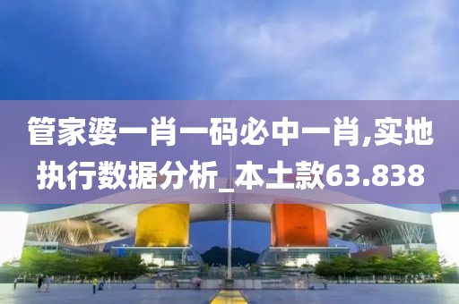 管家婆一肖一碼必中一肖,實(shí)地執(zhí)行數(shù)據(jù)分析_本土款63.838