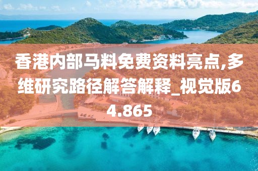 香港內(nèi)部馬料免費(fèi)資料亮點(diǎn),多維研究路徑解答解釋_視覺版64.865