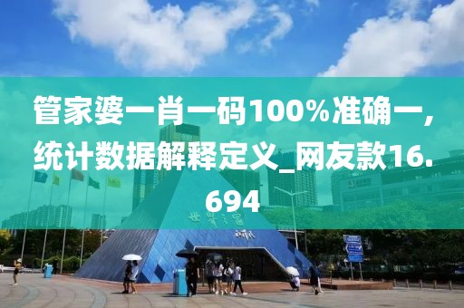 管家婆一肖一碼100%準(zhǔn)確一,統(tǒng)計數(shù)據(jù)解釋定義_網(wǎng)友款16.694
