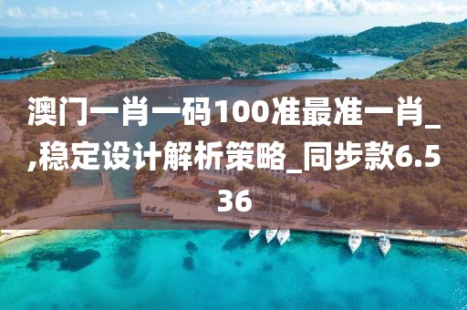 澳門(mén)一肖一碼100準(zhǔn)最準(zhǔn)一肖_,穩(wěn)定設(shè)計(jì)解析策略_同步款6.536