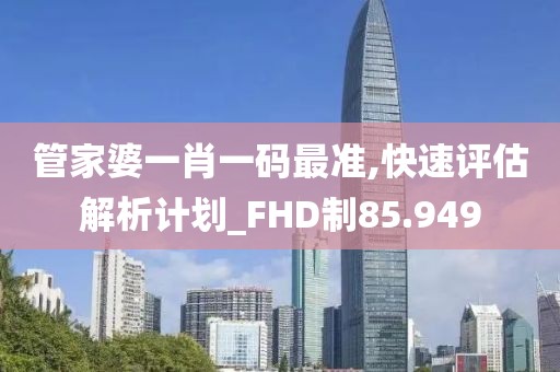 管家婆一肖一碼最準(zhǔn),快速評估解析計(jì)劃_FHD制85.949