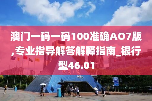 澳門一碼一碼100準(zhǔn)確AO7版,專業(yè)指導(dǎo)解答解釋指南_銀行型46.01