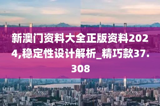 新澳門資料大全正版資料2024,穩(wěn)定性設(shè)計(jì)解析_精巧款37.308