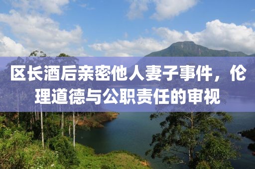區(qū)長(zhǎng)酒后親密他人妻子事件，倫理道德與公職責(zé)任的審視