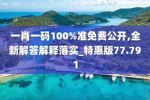 一肖一碼100%準(zhǔn)免費(fèi)公開,全新解答解釋落實(shí)_特惠版77.791