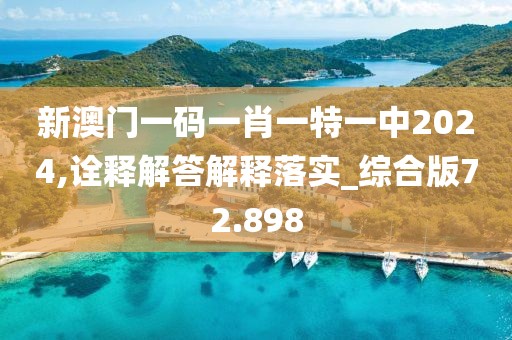 新澳門一碼一肖一特一中2024,詮釋解答解釋落實_綜合版72.898