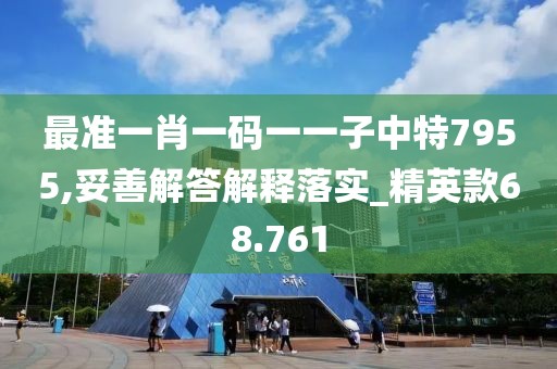 最準(zhǔn)一肖一碼一一子中特7955,妥善解答解釋落實(shí)_精英款68.761