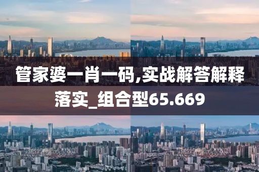 管家婆一肖一碼,實戰(zhàn)解答解釋落實_組合型65.669