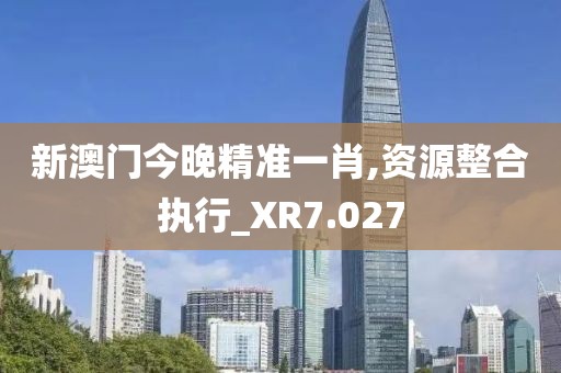 新澳門今晚精準(zhǔn)一肖,資源整合執(zhí)行_XR7.027