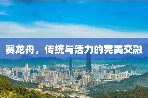 賽龍舟，傳統(tǒng)與活力的完美交融