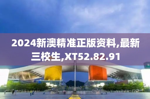 2024新澳精準正版資料,最新三校生,XT52.82.91