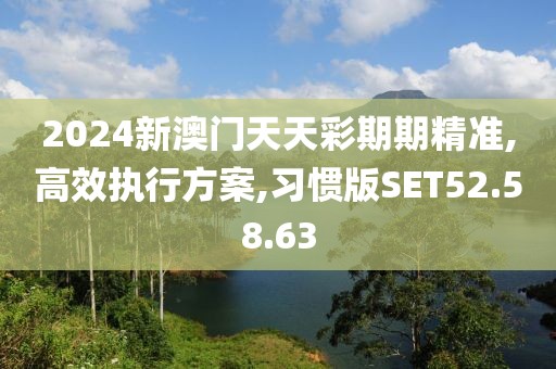 2024新澳門天天彩期期精準(zhǔn),高效執(zhí)行方案,習(xí)慣版SET52.58.63