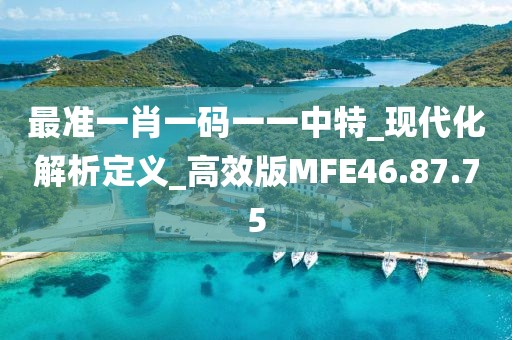 最準一肖一碼一一中特_現(xiàn)代化解析定義_高效版MFE46.87.75