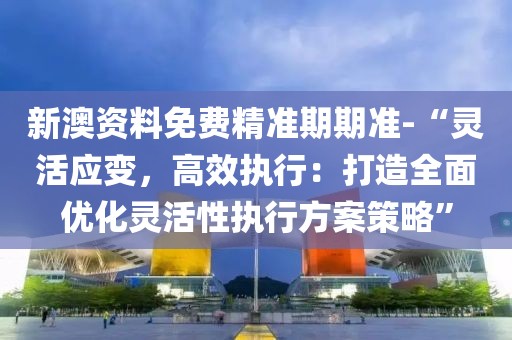 新澳資料免費(fèi)精準(zhǔn)期期準(zhǔn)-“靈活應(yīng)變，高效執(zhí)行：打造全面優(yōu)化靈活性執(zhí)行方案策略”