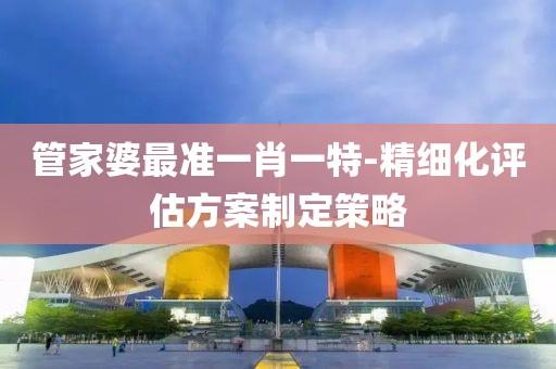 管家婆最準(zhǔn)一肖一特-精細(xì)化評(píng)估方案制定策略