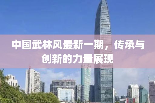 中國(guó)武林風(fēng)最新一期，傳承與創(chuàng)新的力量展現(xiàn)