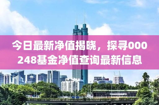 今日最新凈值揭曉，探尋000248基金凈值查詢最新信息
