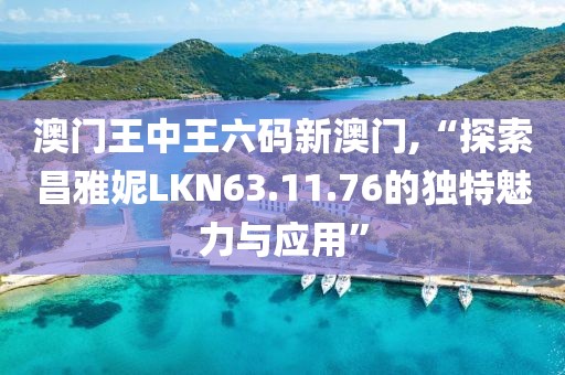 澳門(mén)王中王六碼新澳門(mén),“探索昌雅妮LKN63.11.76的獨(dú)特魅力與應(yīng)用”