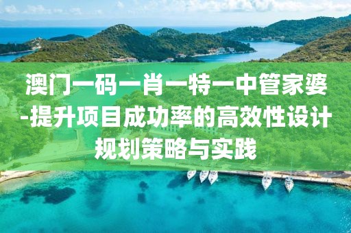 澳門一碼一肖一特一中管家婆-提升項目成功率的高效性設(shè)計規(guī)劃策略與實踐