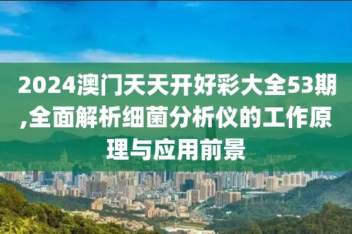 2024澳門天天開好彩大全53期,全面解析細菌分析儀的工作原理與應(yīng)用前景