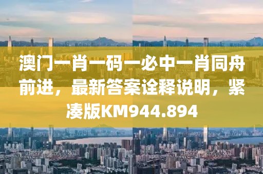 澳門一肖一碼一必中一肖同舟前進(jìn)，最新答案詮釋說明，緊湊版KM944.894
