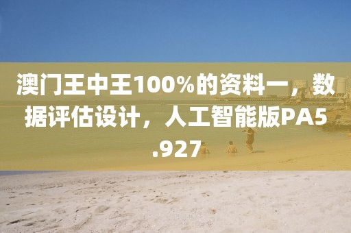澳門王中王100%的資料一，數(shù)據(jù)評估設計，人工智能版PA5.927