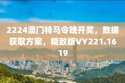 2224澳門特馬令晚開獎(jiǎng)，數(shù)據(jù)獲取方案，精致版VY221.1619