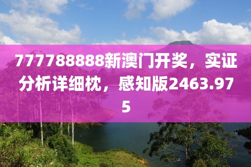 777788888新澳門(mén)開(kāi)獎(jiǎng)，實(shí)證分析詳細(xì)枕，感知版2463.975