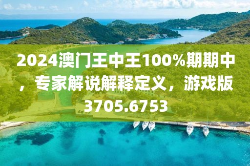 2024澳門王中王100%期期中，專家解說解釋定義，游戲版3705.6753