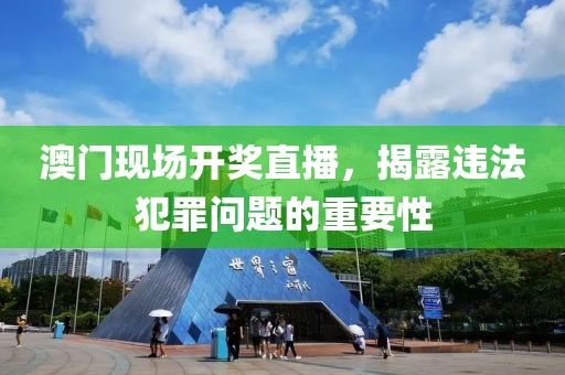 澳門現(xiàn)場(chǎng)開獎(jiǎng)直播，揭露違法犯罪問題的重要性