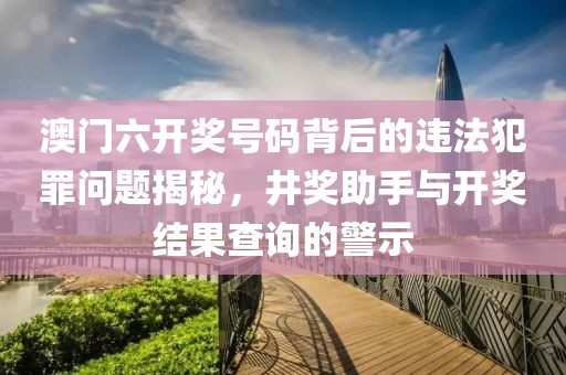 澳門六開獎號碼背后的違法犯罪問題揭秘，井獎助手與開獎結果查詢的警示