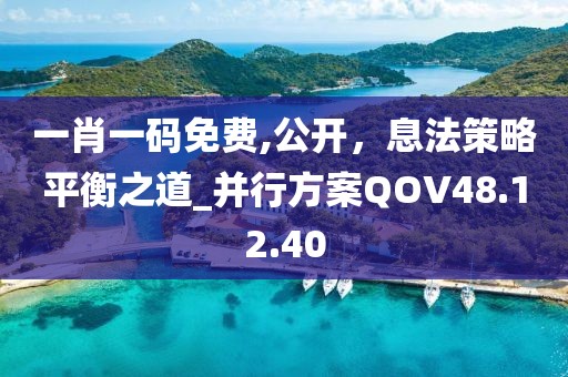 一肖一碼免費,公開，息法策略平衡之道_并行方案QOV48.12.40
