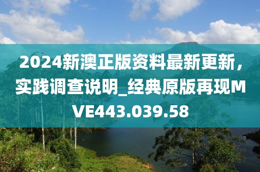 2024新澳正版資料最新更新，實(shí)踐調(diào)查說(shuō)明_經(jīng)典原版再現(xiàn)MVE443.039.58
