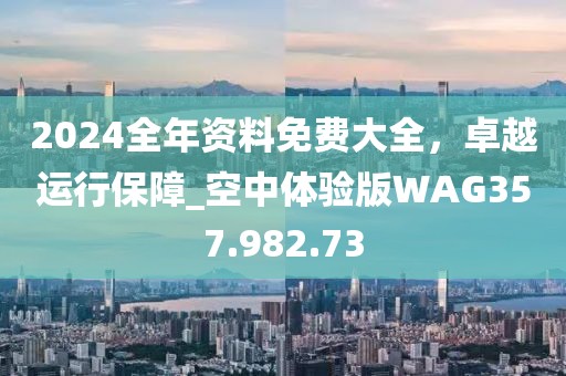 2024全年資料免費大全，卓越運行保障_空中體驗版WAG357.982.73
