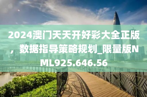 2024澳門天天開好彩大全正版，數(shù)據(jù)指導(dǎo)策略規(guī)劃_限量版NML925.646.56