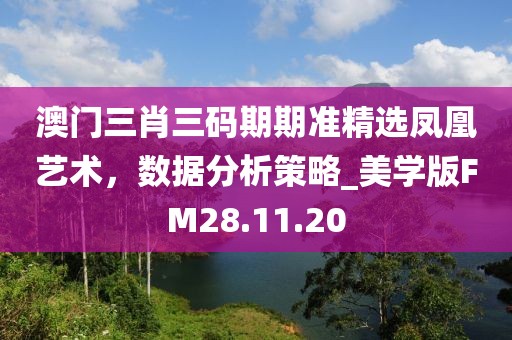 澳門三肖三碼期期準(zhǔn)精選鳳凰藝術(shù)，數(shù)據(jù)分析策略_美學(xué)版FM28.11.20