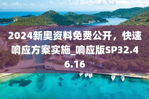 2024新奧資料免費(fèi)公開，快速響應(yīng)方案實(shí)施_響應(yīng)版SP32.46.16