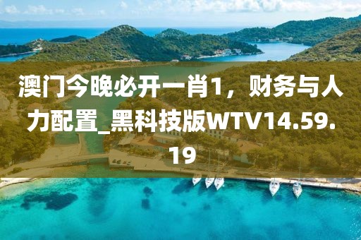 澳門今晚必開一肖1，財務(wù)與人力配置_黑科技版WTV14.59.19