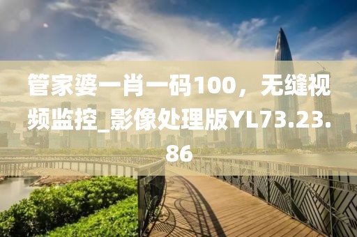 管家婆一肖一碼100，無縫視頻監(jiān)控_影像處理版YL73.23.86