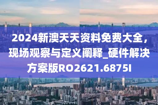 2024新澳天天資料免費大全，現(xiàn)場觀察與定義闡釋_硬件解決方案版RO2621.6875I