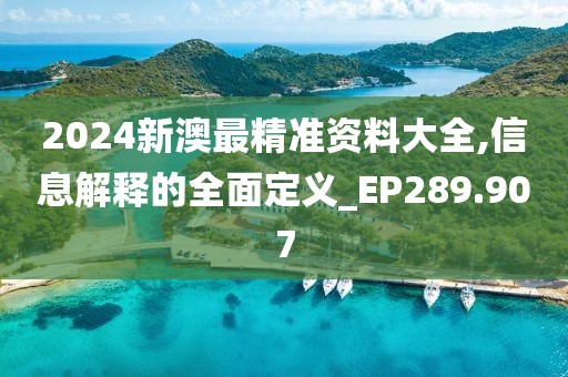 2024新澳最精準(zhǔn)資料大全,信息解釋的全面定義_EP289.907