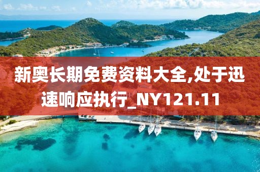 新奧長期免費資料大全,處于迅速響應(yīng)執(zhí)行_NY121.11