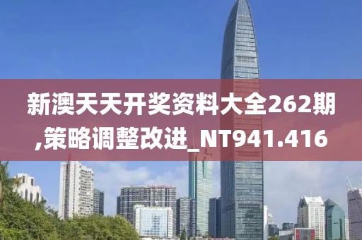 新澳天天開獎資料大全262期,策略調(diào)整改進_NT941.416